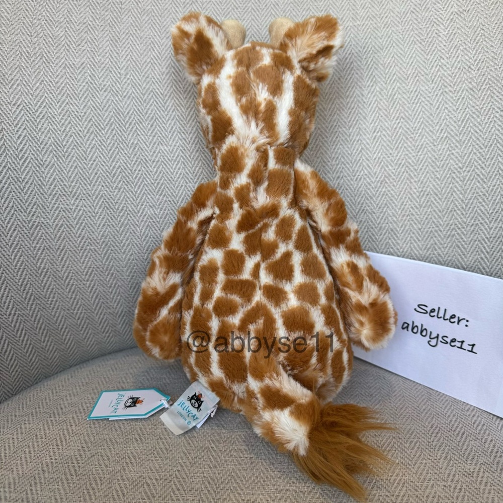 Jellycat Bashful Giraffe - Medium - Authentic - Brand New With Tags - Fast Ship - Picture 4 of 5
